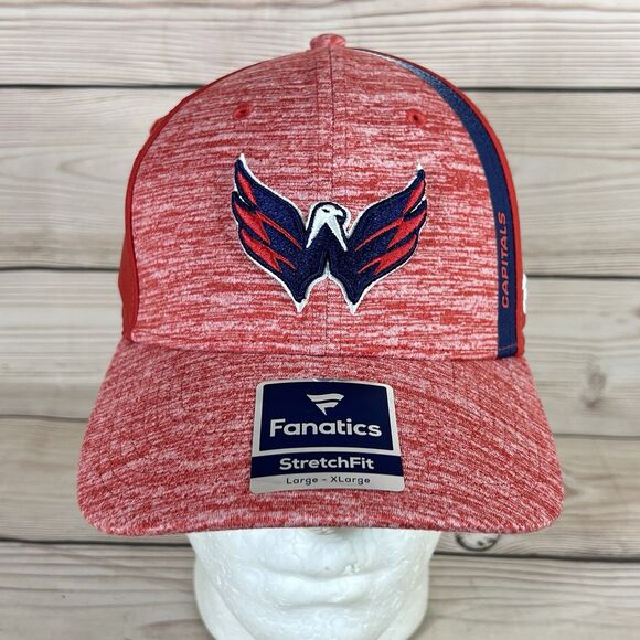 NWT Fanatics Washington Capitals NHL Flex Hat L/XL Defender Stretch Fit Red $38 - Picture 8 of 14